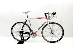 下松)コルナゴ COLNAGO DREAM HX 2008年モデル アルミ/カーボン ロードバイク C-T580mm 2×10速 ホワイト×レッド