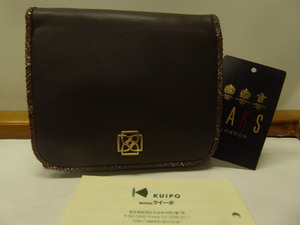 格安未使用 ダックス ３つ折　財布 羊皮 小銭入れ付　日本製　