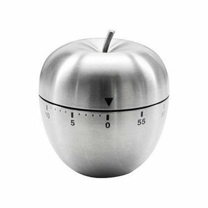 在庫あり SALUS (セイラス) キッチンタイマー アップル 241341 佐藤金属 計測 雑貨 料理時間 時間を計る ステンレス りんご ギフト