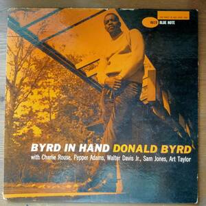 【物凄い音】オリジナル 極美盤 Donald Byrd Byrd In Hand 63rd 両面深溝