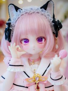 【ゆるふわり】DDH-27セミホワイト肌カスタムヘッド+アイ