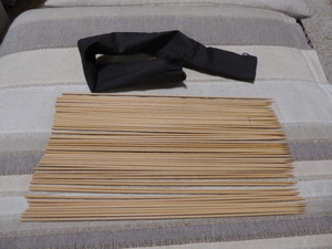 易占の際の必需品です筮竹袋付き３０センチ５１本筮竹貴重品美品