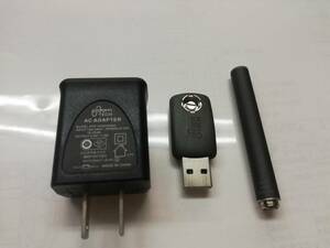JT　電子タバコ　プルームテック用　ACアダプター　USB充電器　3点セット　