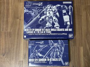 ガンプラ 2点セット HGUC TR-1 ギガンティック・アーム・ユニット装備　TR-6 (ヘイズルII) A.O.Z プレバン 未組立