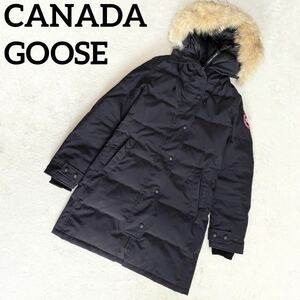 R-974 1円〜 CANADA GOOSE カナダグース ダウンジャケット Mackenzie Parka マッケンジーパーカ 2302JL Sサイズ ネイビー コヨーテファー