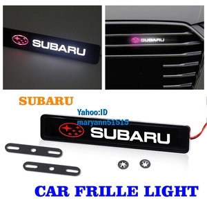 SUBARU LEDエンブレム イルミネーション スバル バッジ ステッカー インプレッサ フォレスター STi アウトバック レガシー