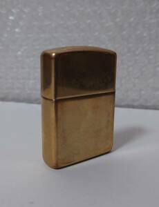 (4185) Zippo ジッポー オイルライター 火花OK 着火未確認 ゴールド 美品