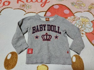 BABY DOLL薄手トレーナー90