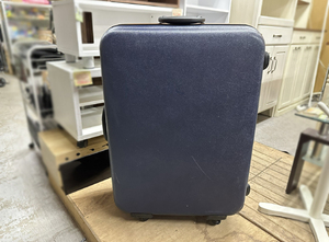 中古 サムソナイト Repute スーツケース ミッドナイトブルー スーツケース 鍵 ハンガー付き Samsonite レピュート 大容量 札幌市 白石店