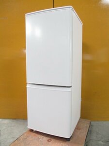 ◎MITSUBISHI 三菱 2ドア ノンフロン冷凍冷蔵庫 146L MR-P15F-W 2020年製 ホワイト 直接引取OK w4291