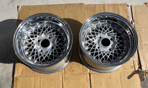 AE86 ４AG レビン トレノ ボルクレーシング Volk Racing メッシュ 14インチ 114.3 7.5J 2本セット