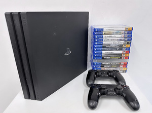 100円～◎SONY PlayStation4 CUH-7200C 本体 プレステ4ソフト 15点セット 通電動確認済み プレイステーション4 プレステ4