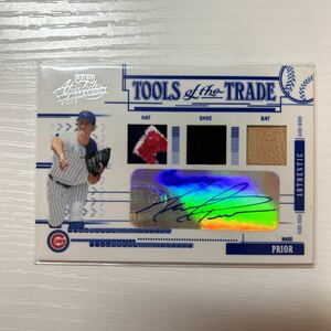 2005 Donruss Playoff Mark Prior Tools of the Trade patch auto 50枚限定