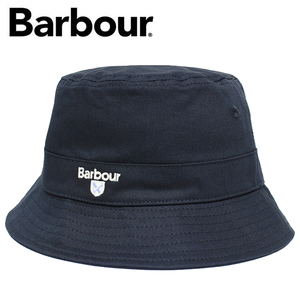 バブアー Barbour 帽子 バケットハット サイズL ネイビー メンズ レディース MHA0615 NY91 新品