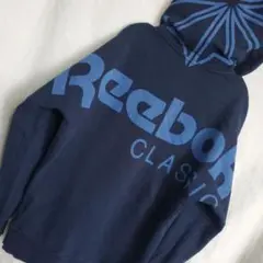 Reebok リーボック ビッグプリント ジップアップ スウェットパーカー