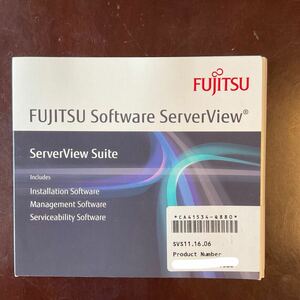 ◎(427-10)新品 FUJITSU Software ServerView Suite V 11.16.06 ライセンスキーあり
