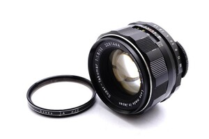 ★美品★ ペンタックス Pentax Asahi Super Takumar 55mm F1.8 lens M42 レンズ 完動 ◆14