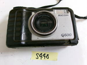 (S-440)RICOH デジタルカメラ G600 ジャンク