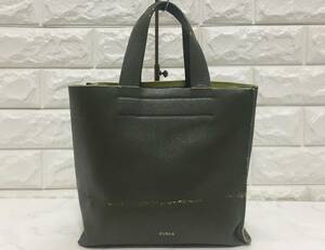 no12599 FURLA フルラ イタリア製 本革 レザー ハンド トート バッグ