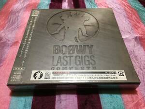未開封 BOOWY “LAST GIGS” COMPLETE 初回限定盤 BOX仕様 デジパック仕様 CD2枚 データブック バイオグラフィー ディスコグラフィー