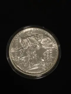 2003年　英ブリタニア　2ポンド銀貨