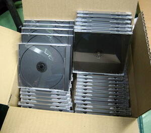 ◎CD/DVDプラケース　1枚収納 　10mm　50個セット 未使用品◎