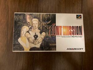【箱説明書付 送料無料】フロントミッション front mission スーパーファミコン SFC スクエア square soft 任天堂 Nintendo