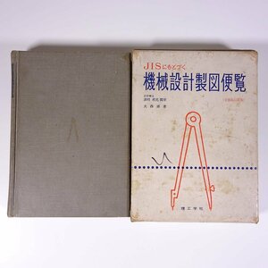 JISにもとづく 機械設計製図便覧 大西清 理工学社 1969 函入り単行本 物理学 工学 工業 機械