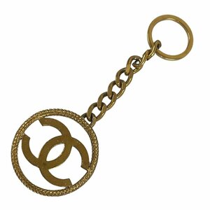 CHANEL シャネル ヴィンテージ 93P ココマーク メダル キーリング キーホルダー ゴールド 正規品 / 32878