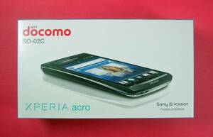【1399】ソニー・エリクソン NTTドコモ AndroidスマートフォンXPERIA acro SO-02C docomo 新品 未使用品 エクスペリア アクロ アンドロイド