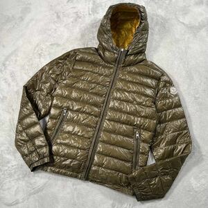 1円　美品　MONCLER モンクレール マグリア　DOMINIC ダウンジャケット　カーキ　フーディー　0サイズ　2583