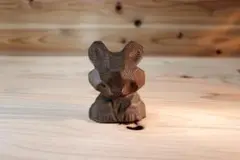 木彫りのくま　熊ボッコ　昭和レトロ