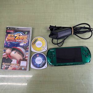 ♪SONY PSP プレイステーションポータブル PSP3000 動作確認済み ソフト付き