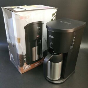 サーモス 真空断熱ポット コーヒーメーカー ブラック THERMOS ECJ-700 BK ドリップコーヒーマシン【USED品】 02 04253