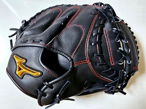 1円スタート！未使用品☆mizuno Global Elite グローバルエリート 號 SAKEBI 炭谷選手監修 23AW BLACK S-S型【1AJCH29400-09】定価63,800円