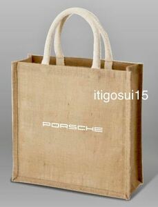 ★【未使用】ポルシェ PORSCHE★ジュートバッグ トートバッグ★ノベルティ