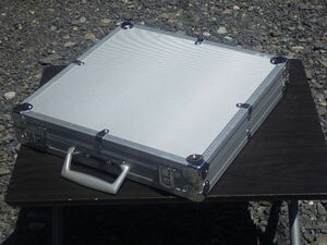 『アタッシュケース』345×345×65 LPレコード・レーザーディスク運搬用に如何？ ビジネスバッグ スーツケース