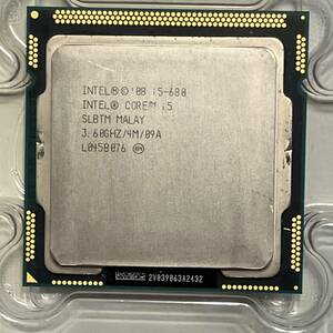 Intel Core i5 680 SLBTM 3.60GHz 2Core-4Thread LGA1156 インテル CPU