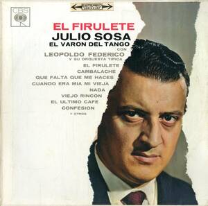 A00559555/LP/Julio Sosa/Leopoldo Federico Y Su Orquesta Tipica「El Firulete」