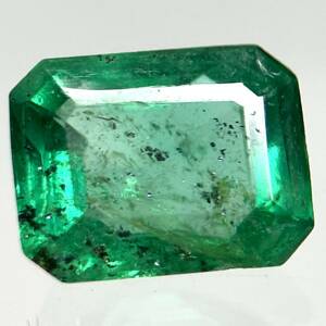 ●天然エメラルド0.523ct●a約5.6×4.4mmソーティング付 ルース 裸石 宝石 ジュエリーjewerly emerald S