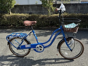 丸石サイクル　ココッティーエス　20型シングル　青系　展示未使用車　ローラーブレーキ