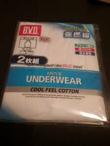 B.V.D ランニングメンズＬ 2枚入り白 綿100 未使用 送料210円 