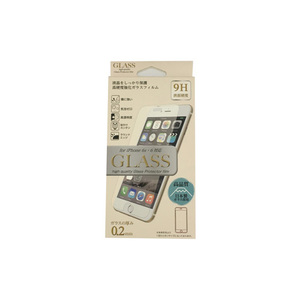 E-SELECT iPhone6/6S用保護ガラスフィルム　厚み0.2ミリ　日本製ガラス ES-I6GLS02CL /l