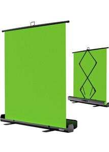 y022004t EMART Green Screen グリーンバック 自立式 撮影用 オンライン （幅150cmｘ高さ180cm）