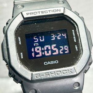 美品 CASIO カシオ G-SHOCK ジーショック DW-5600BB-1 腕時計 クオーツ カレンダー 多機能 デジタル ステンレススチール 動作確認済み