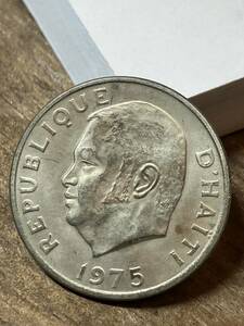 Haiti FAO Jean-Claude Duvalier 10 centime コイン 古銭 硬貨 古錢 1975 HAITI 10 CENTIMES - FAO - AU/UNC - Great Coin 貿易通貨記念幣