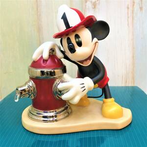レア★WDCC ミッキーの消防隊 Fireman to the Rescue ミッキーマウス Mickey Mouse ★陶器製 フィギュア ディズニー Disney TDL