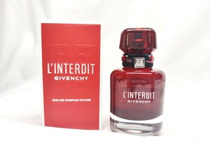 【ほぼ未使用】【送料無料】GIVENCHY ROUGE ジバンシイ ランテルディ オーデパルファム ルージュ 50ml ジバンシィ ジバンシー EDP