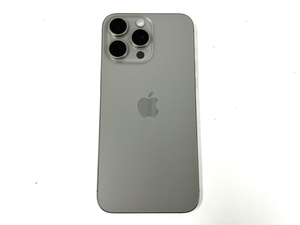 【動作保証】 Apple iPhone 15 Pro Max MU6W3J/A 6.12インチ スマートフォン 512GB SIMフリー ナチュラルチタニウム 中古 美品 T8795497