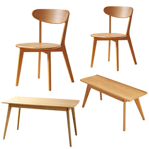 ダイニングテーブルセット 4人用 木製 4点 椅子 ベンチ カフェテーブルセット 食卓テーブルセット おしゃれ 四人用 IWT-0005